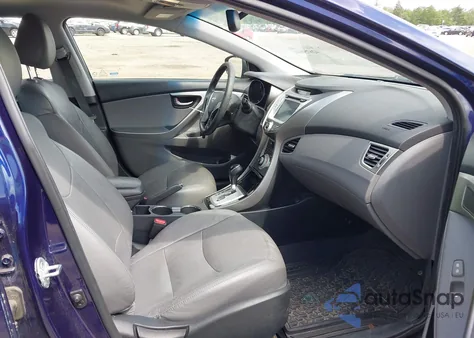 2012 Hyundai Elantra Limited from USA, damaged, VIN 5NPDH4AEXCH118544